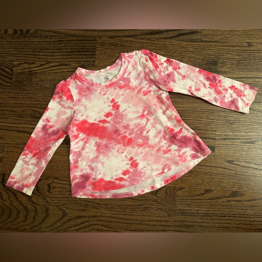 Baby Gap Pink Tie Dye 3T Long Sleeve Shirt * New Condition
